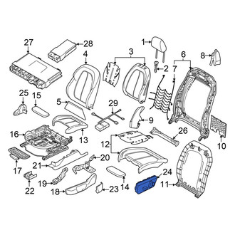 BMW OE - Front Right Power Seat Switch