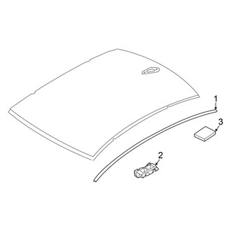 BMW OE - Roof - Exterior Trim (W/O Panoramic Roof)