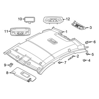 BMW OE - Roof - Interior Trim (W/O Panoramic Roof)