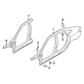 BMW OE - Pillars, Rocker & Floor - Uniside (Outer Structure)