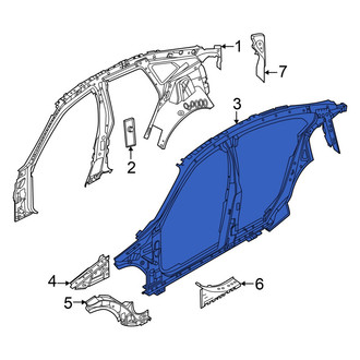 BMW OE - Left Uniside Reinforcement