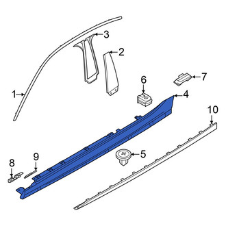 BMW OE - Right Rocker Panel Guard