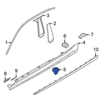 BMW OE - Rocker Panel Molding Rivet