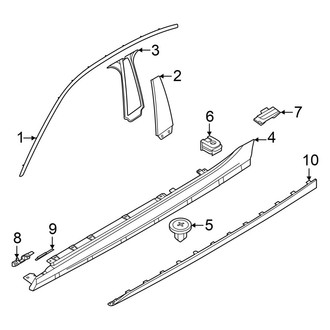 BMW OE - Pillars, Rocker & Floor - Exterior Trim