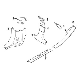 BMW OE - Pillars, Rocker & Floor - Interior Trim
