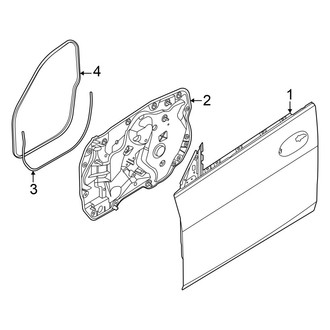 BMW OE - Front Door - Door & Components