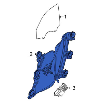 BMW OE - Front Right Window Regulator