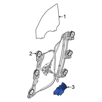 BMW OE - Front Left Window Motor