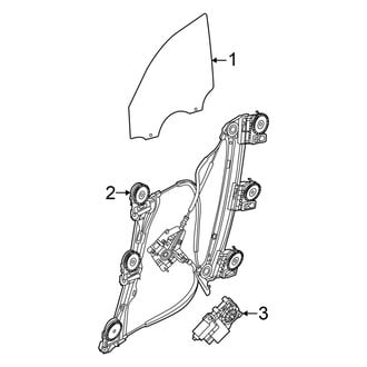 BMW OE - Front Door - Glass & Hardware
