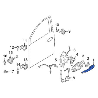 BMW OE - Front Left Outer Exterior Door Handle