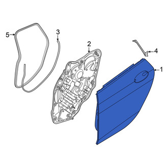 BMW OE - Rear Right Door Shell