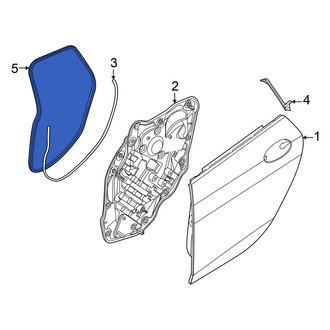 BMW OE - Rear Inner Door Seal