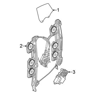 BMW OE - Rear Door - Glass & Hardware