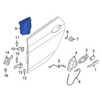 BMW OE - Rear Left Door Shell Insulator