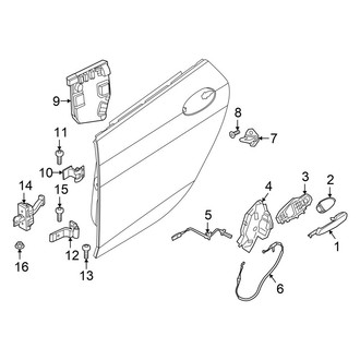 BMW OE - Rear Door - Lock & Hardware