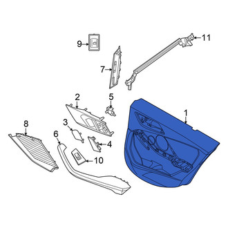 BMW OE - Front Right Inner Door Interior Trim Panel
