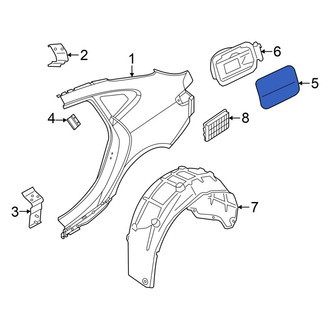 BMW OE - Rear Fuel Filler Door