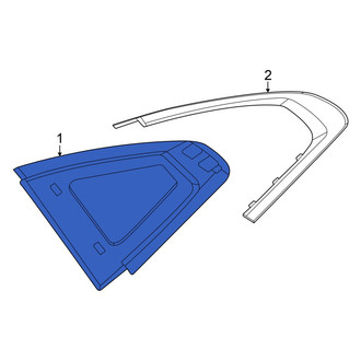 BMW OE - Rear Left Quarter Glass