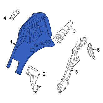 BMW OE - Rear Right Wheel Housing Side Panel