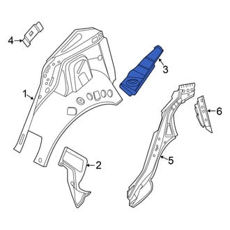 BMW OE - Rear Left Quarter Panel Reinforcement