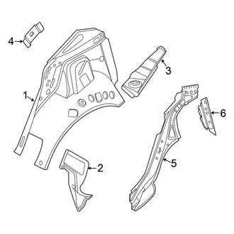 BMW OE - Quarter Panel - Inner Structure