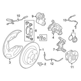 BMW OE - Rear Suspension - Brake Components