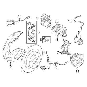 BMW OE - Rear Suspension - Brake Components