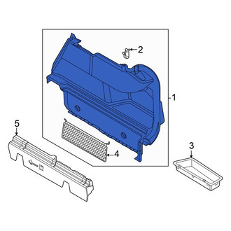 BMW OE - Rear Right Trunk Trim Panel