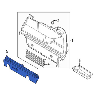 BMW OE - Right Trunk Trim Panel Insulator