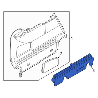 BMW OE - Left Trunk Trim Panel Insulator