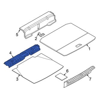 BMW OE - Rear Center Trunk Trim Panel