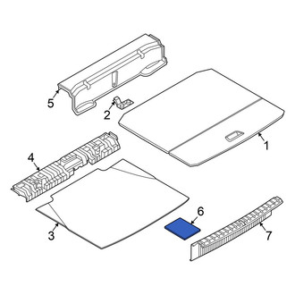 BMW OE - Trunk Trim Panel Bracket