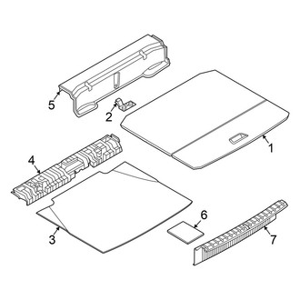 BMW OE - Rear Body & Floor - Interior Trim (Floor Trim, Rear Compartment)