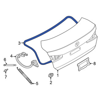 BMW OE - Rear Deck Lid Seal