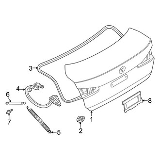 BMW OE - Trunk Lid - Lid & Components