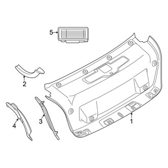 BMW OE - Trunk Lid - Interior Trim