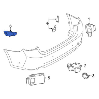 BMW OE - Left Blind Spot Detection System Warning Sensor Bracket
