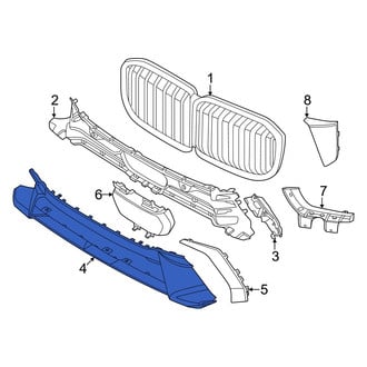 BMW OE - Front Center Grille Molding