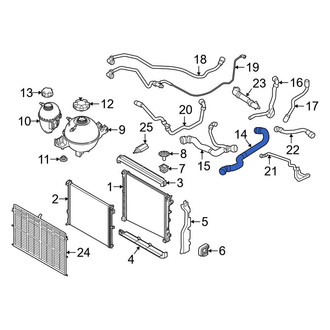 BMW OE - Upper Radiator Coolant Hose