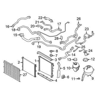 BMW OE - Cooling - Radiator & Components (Main), (3.0L)