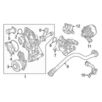 BMW OE - Cooling - Water Pump (Engine), (3.0L)