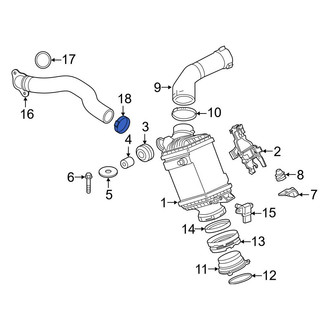 BMW OE - Front Intercooler Pipe Clamp