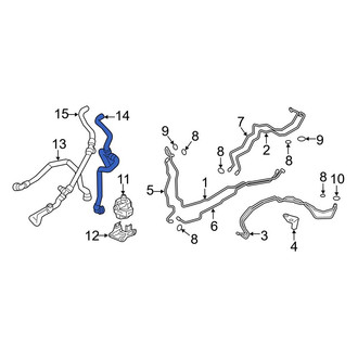 BMW OE - Upper Radiator Coolant Hose
