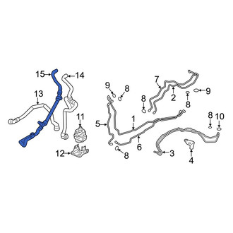 BMW OE - Upper Radiator Coolant Hose