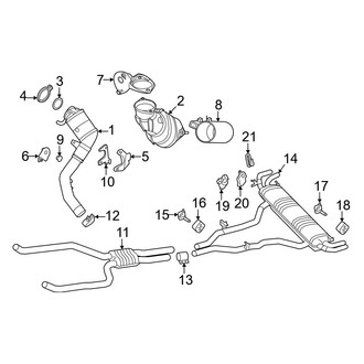 BMW OE - Exhaust System (4.4L)