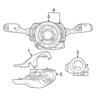 BMW OE - Steering Column - Shroud, Switches & Levers