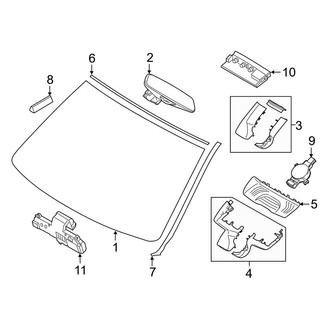 BMW OE - Windshield & Components