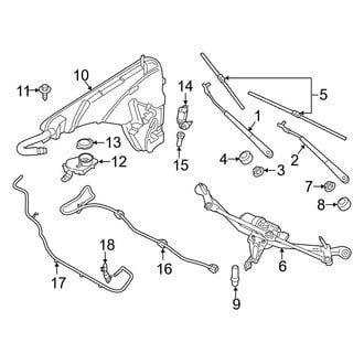 BMW OE - Windshield - Wiper & Washer Components (M50i / xDrive40i / xDrive50i)