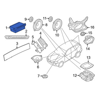 BMW OE - Radio Control Unit