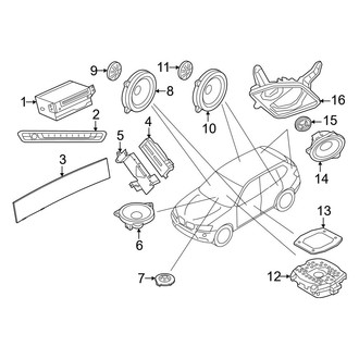 BMW OE - Instrument Panel - Sound System (Harman Kardon, 16-Speaker)